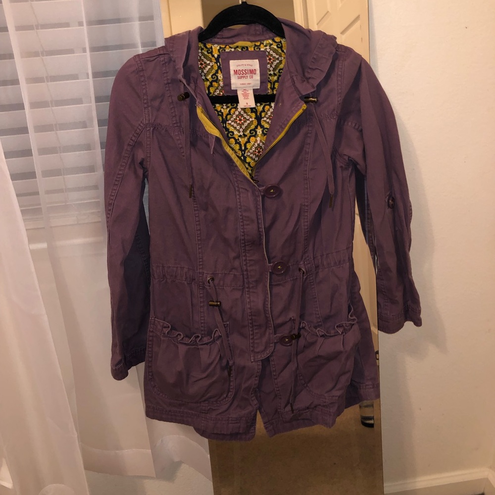Muted Purple Utility Coat